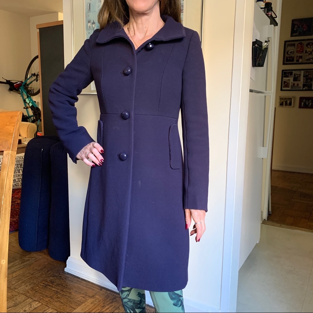 Classic J Crew wool winter coat. Gently used.